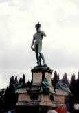 Die Statue von Michelangelo in Florenz