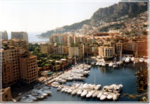 Blick auf Monaco Hafen